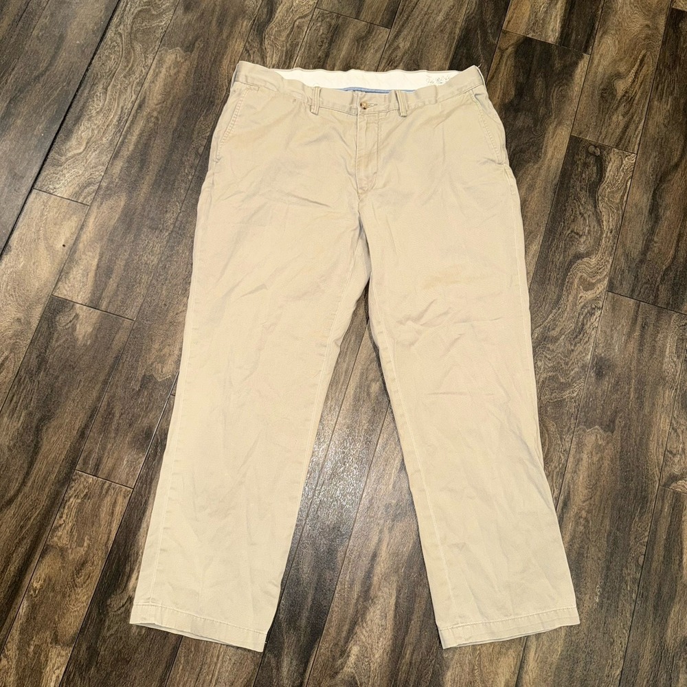 Vintage Polo Ralph Lauren Classic Fit Chino Pants Straight Men's Sz 38/30 Beige